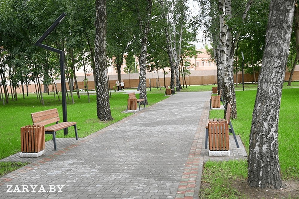 Сквер на улице Папанина в Бресте. Фото: zarya.by
