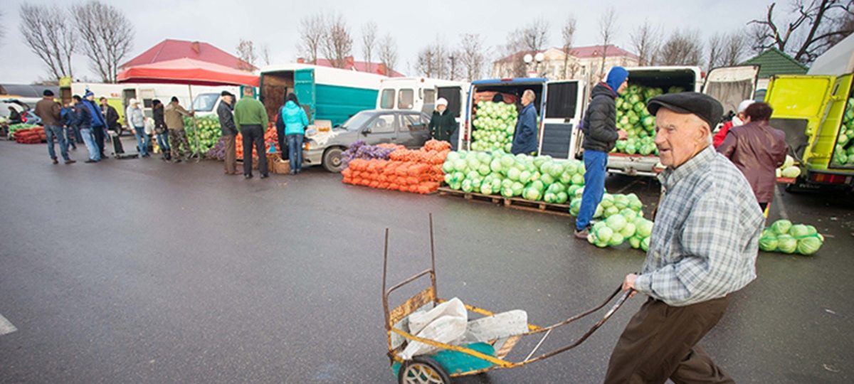 рынок, Беларусь, город, овощи, беларусы