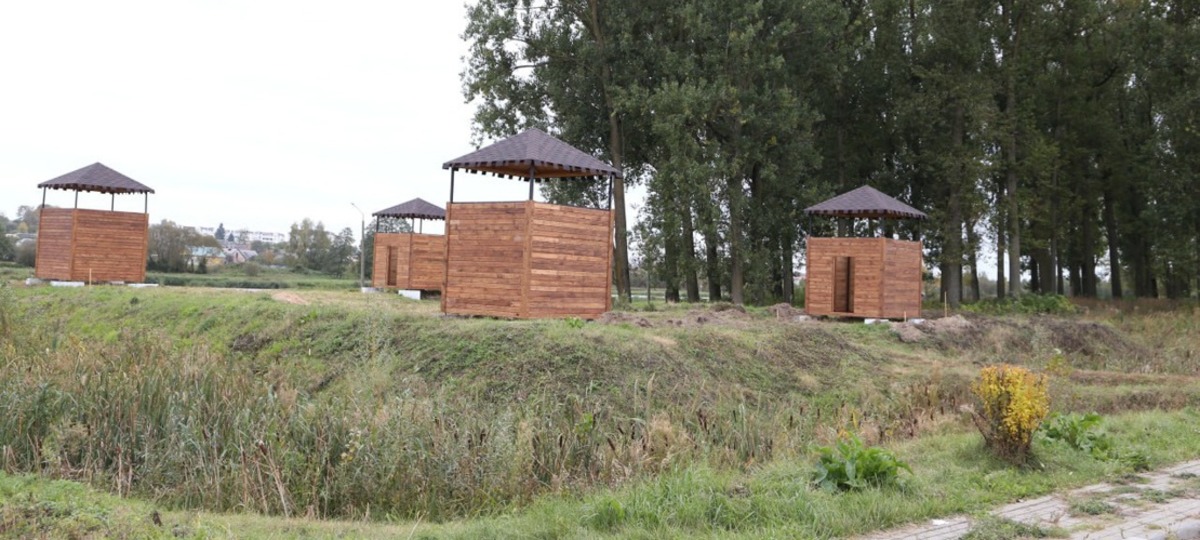 Мини-копия Ляховичской крепости. Фото: «Ляхавіцкі веснік»