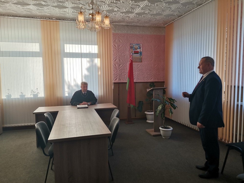 Председатель суда Малоритского района Андрей Грушко 4 ноября 2025 года