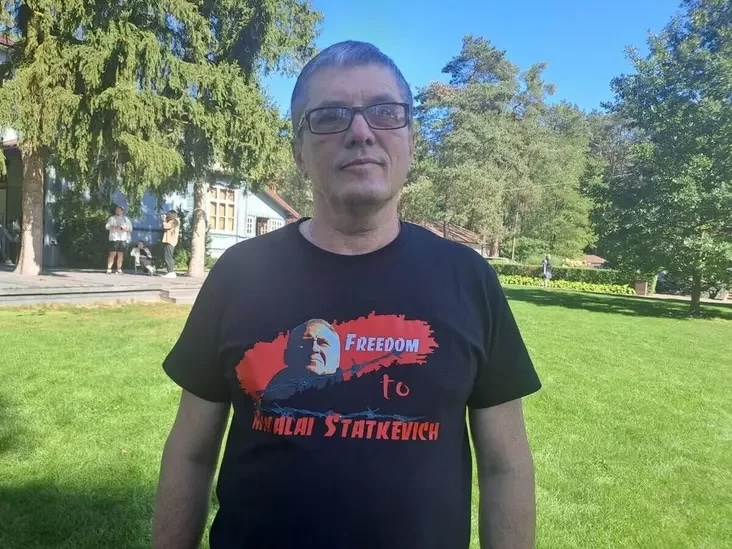 Руководитель партии «Народная Грамада» Евгений Вильский. Фото: «Радыё Рацыя»