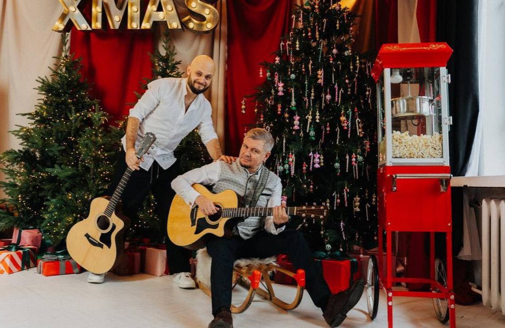 Лявон Вольскі і Павел Трыпуць Источник Facebook LavonVolski/Photo by KASSIOPEA