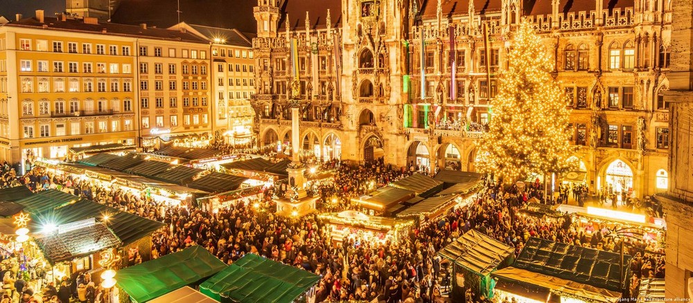 Munich’s central market at Marienplatz. Фото: picture alliance