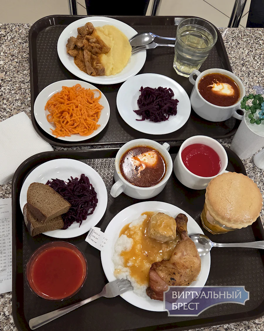 Обед в столовой предприятия «Гефест». 