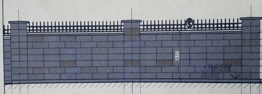 Дизайн нового забора Тришинского кладбища в Бресте