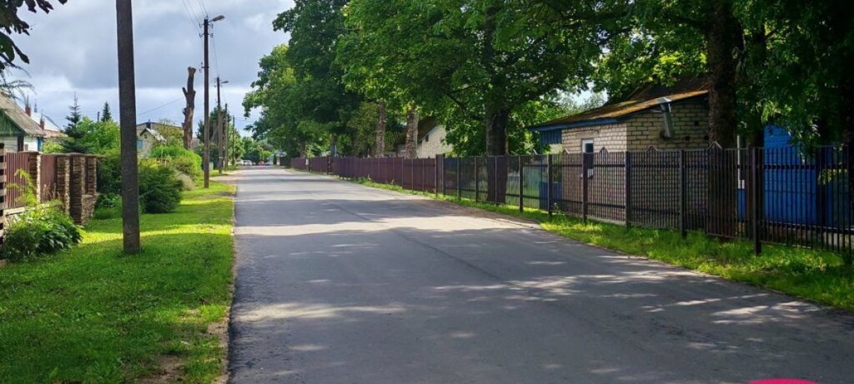 Улица Первомайская в агрогородке Нарочь